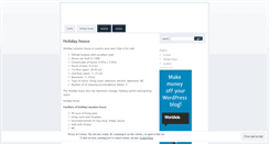 Desktop Screenshot of holidayhouse.wordpress.com