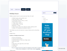 Tablet Screenshot of holidayhouse.wordpress.com