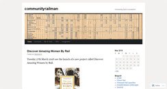 Desktop Screenshot of communityrailman.wordpress.com