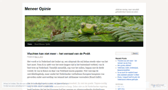 Desktop Screenshot of meneeropinie.wordpress.com