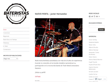 Tablet Screenshot of bateristasvenezuela.wordpress.com