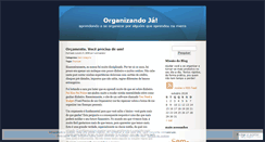 Desktop Screenshot of organizandoja.wordpress.com