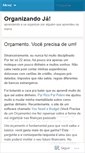Mobile Screenshot of organizandoja.wordpress.com