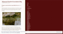 Desktop Screenshot of minnesotawaterfowlassociation.wordpress.com