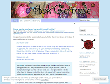 Tablet Screenshot of gertrudewoolsworthy.wordpress.com