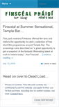 Mobile Screenshot of finscealmovie.wordpress.com