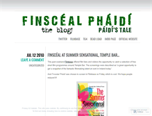 Tablet Screenshot of finscealmovie.wordpress.com