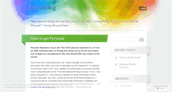 Desktop Screenshot of lillyraining.wordpress.com