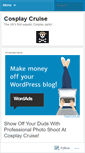 Mobile Screenshot of cosplaycruise.wordpress.com