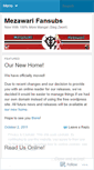 Mobile Screenshot of mezawari.wordpress.com