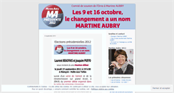 Desktop Screenshot of martineaubry61.wordpress.com