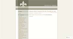 Desktop Screenshot of angelsandarmor.wordpress.com