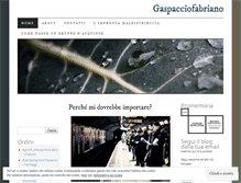 Tablet Screenshot of gaspacciofabriano.wordpress.com