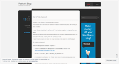 Desktop Screenshot of patrickvanbeek.wordpress.com