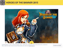 Tablet Screenshot of heroesofthebanner2015.wordpress.com