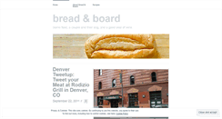 Desktop Screenshot of breadandboard.wordpress.com