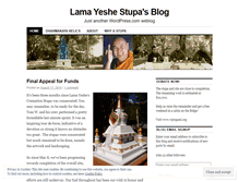 Tablet Screenshot of lamayeshestupa.wordpress.com