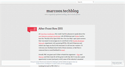 Desktop Screenshot of marcoos.wordpress.com
