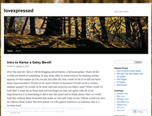 Tablet Screenshot of lovexpressed.wordpress.com
