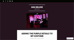 Desktop Screenshot of gigideluxe.wordpress.com