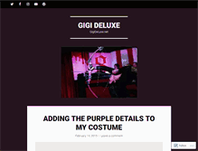 Tablet Screenshot of gigideluxe.wordpress.com