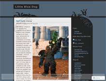 Tablet Screenshot of littlebluedog.wordpress.com