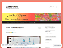 Tablet Screenshot of just4crafters.wordpress.com