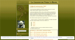 Desktop Screenshot of lalegiondeyoda.wordpress.com