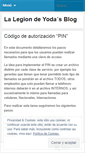 Mobile Screenshot of lalegiondeyoda.wordpress.com