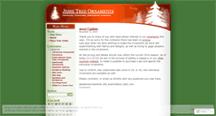 Desktop Screenshot of jessetreeornaments.wordpress.com