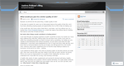 Desktop Screenshot of andreapelikan.wordpress.com