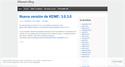 Desktop Screenshot of dibosa.wordpress.com