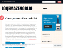 Tablet Screenshot of loqemazenorijo.wordpress.com