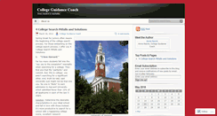 Desktop Screenshot of collegeguidancecoach.wordpress.com