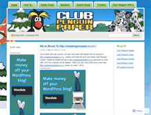 Tablet Screenshot of clubpenguinpapercp.wordpress.com