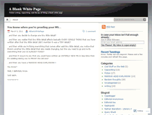 Tablet Screenshot of ablankwhitepage.wordpress.com