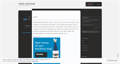 Desktop Screenshot of karenleecreations.wordpress.com