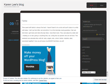 Tablet Screenshot of karenleecreations.wordpress.com