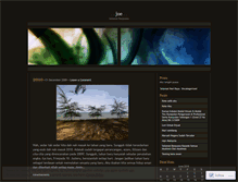 Tablet Screenshot of joe5277.wordpress.com