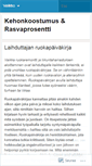Mobile Screenshot of kehonkoostumus.wordpress.com