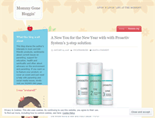 Tablet Screenshot of mommygonebloggin.wordpress.com