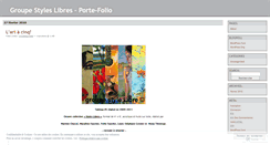 Desktop Screenshot of groupestyleslibres.wordpress.com