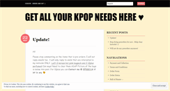 Desktop Screenshot of kpreorders.wordpress.com