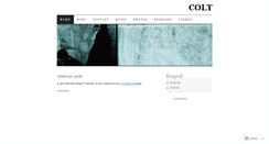 Desktop Screenshot of coltmusic.wordpress.com