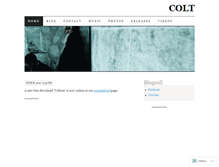Tablet Screenshot of coltmusic.wordpress.com