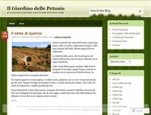 Tablet Screenshot of ilgiardinodellepetunie.wordpress.com