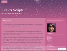 Tablet Screenshot of laitiesscripts.wordpress.com