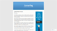 Desktop Screenshot of cornerflag.wordpress.com