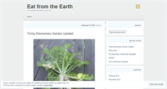 Desktop Screenshot of eatfromtheearth.wordpress.com