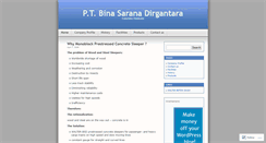 Desktop Screenshot of binasaranadirgantara.wordpress.com